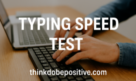 Typing Speed Test